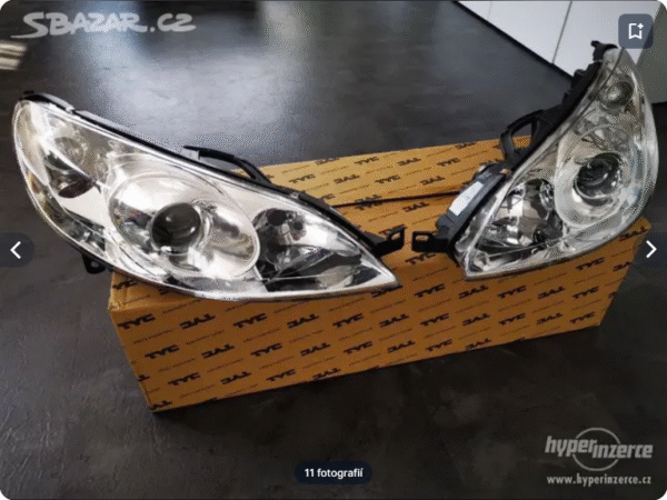 NOVÁ SVĚTLA PEUGEOT 407 / S ČOČKOU / ZÁRUKA 2 ROKY - Image 3