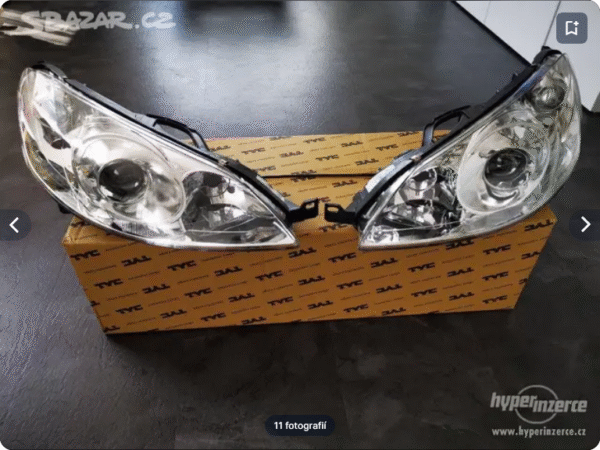 NOVÁ SVĚTLA PEUGEOT 407 / S ČOČKOU / ZÁRUKA 2 ROKY - Image 4